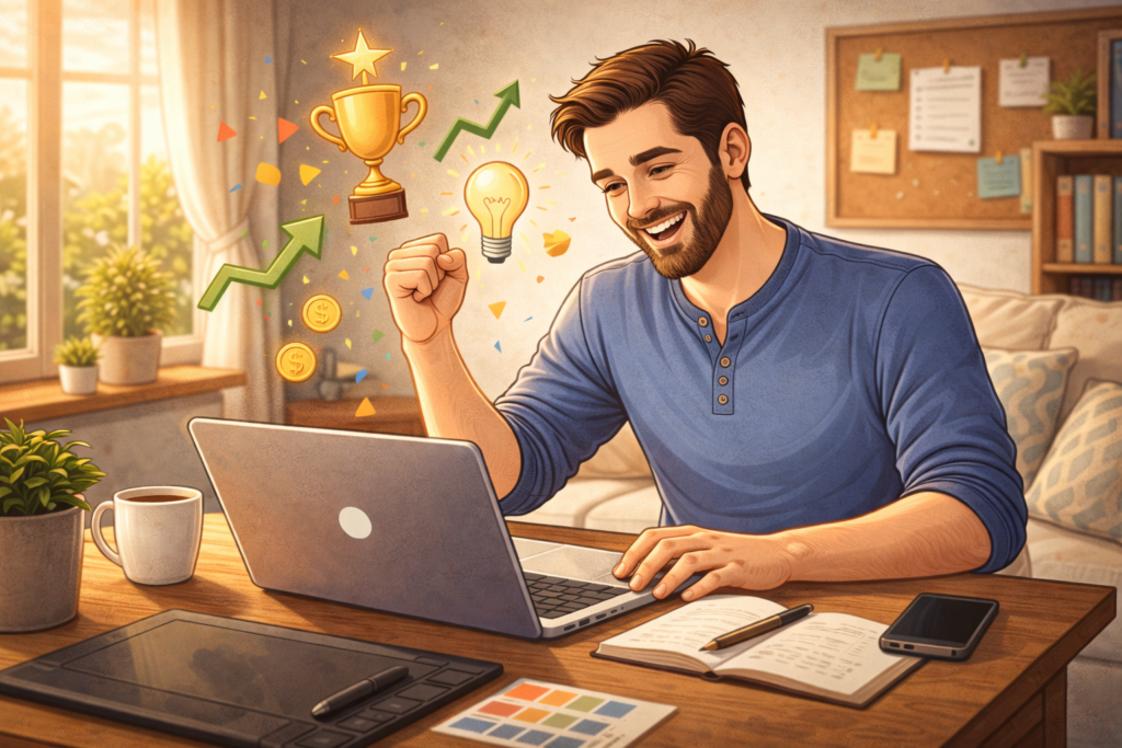 success / freelancer lifestyle